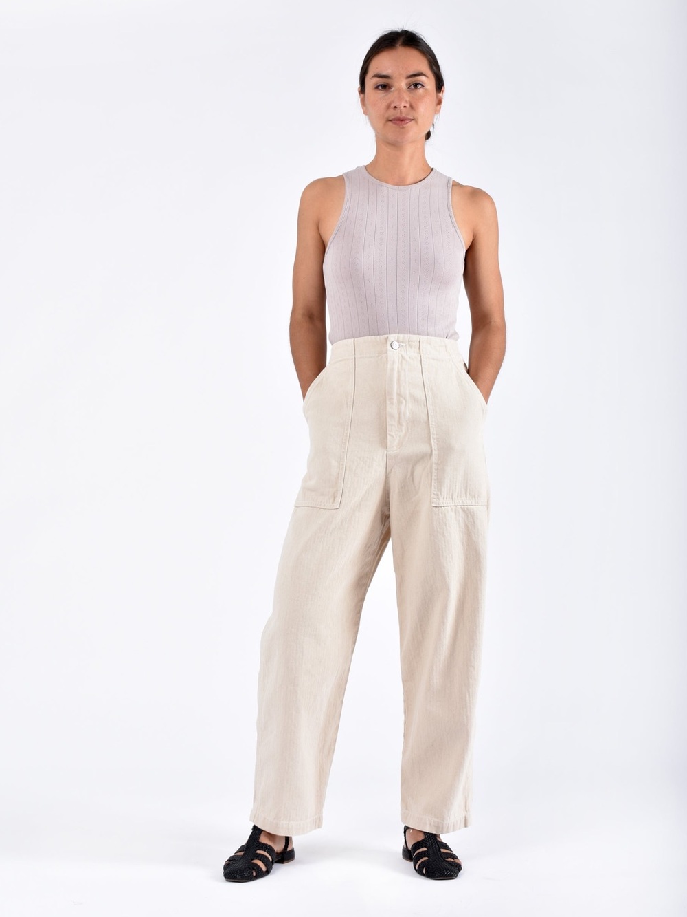Shaina Mote Painter Pant in Natural, XS